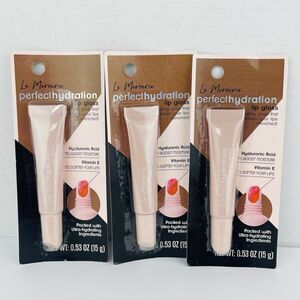 Le Mercerie Perfect Hydration Lip Gloss 3 Pk Pink Hyaluronic Acid Vitamin C